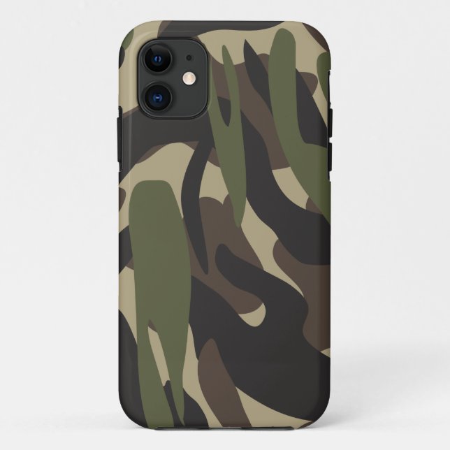 Army Camouflage Case-Mate iPhone Case (Rückseite)