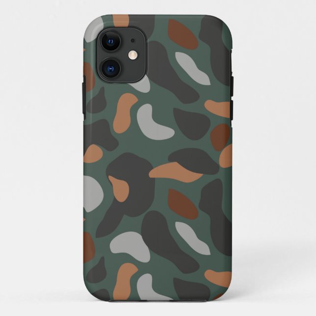 Army Camouflage Case-Mate iPhone Case (Rückseite)