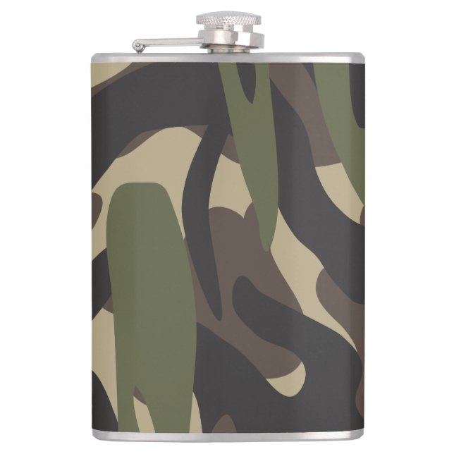 Army Camouflage Flachmann (Vorderseite)