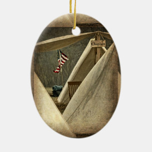 Army Chaplain Keramikornament