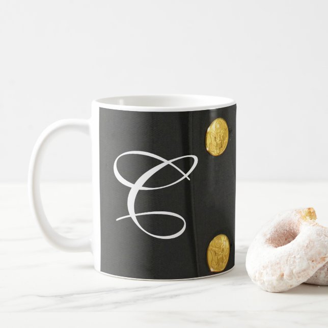 ARMY Class A Uniform Dress 8 Unzen Coffee Cup Tass Tasse (Mit Donut)