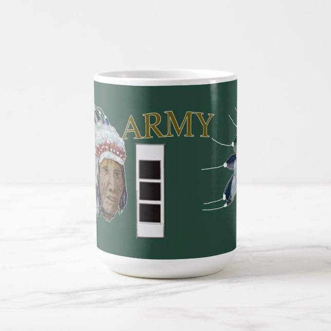 Army CWO-3 Indianeroberhaupt-Tasse Tasse (Mittel)