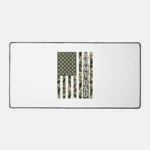 Army Dad Camo Amerikanische Flagge Vintage-Shirt D Schreibtischunterlage