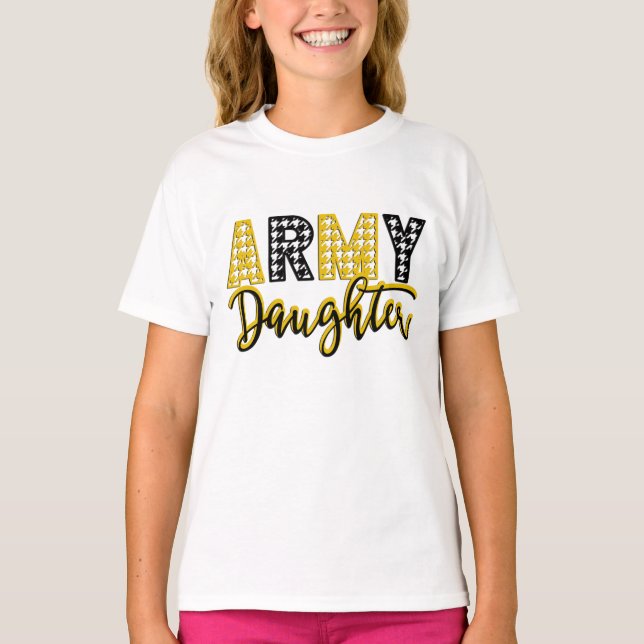 Army Daughter Girls TShirt (Vorderseite)
