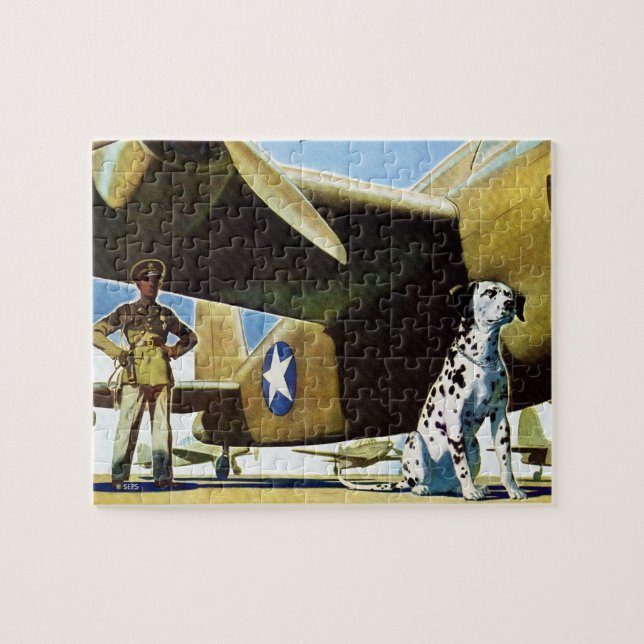 Army Dog Puzzle (Horizontal)
