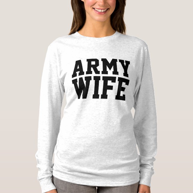 ARMY EHEFRAU T - Shirt (Vorderseite)