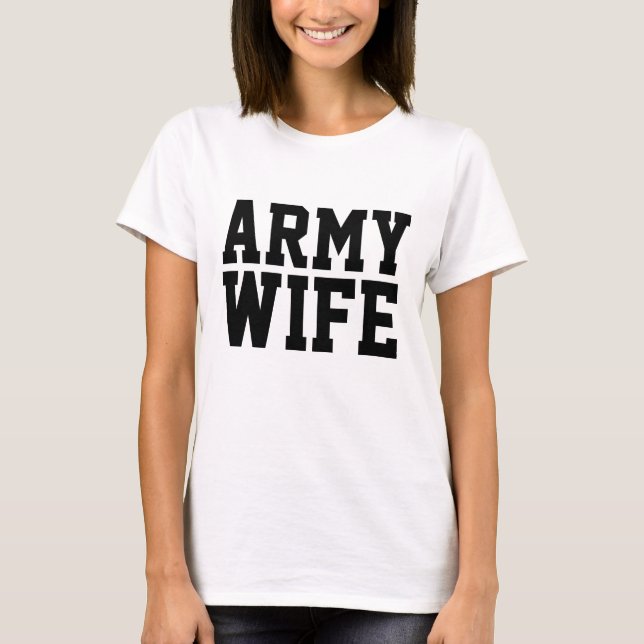 ARMY EHEFRAU T - Shirt (Vorderseite)