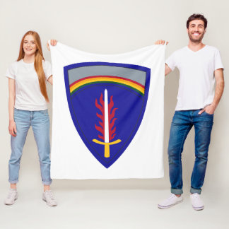 Army Europe USAREUR Insignia Fleecedecke