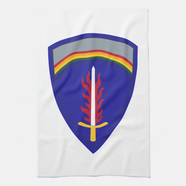 Army Europe USAREUR Insignia Geschirrtuch (Vertikal)