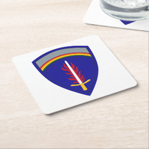 Army Europe USAREUR Insignia Rechteckiger Pappuntersetzer
