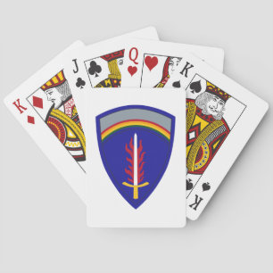 Army Europe USAREUR Insignia Spielkarten