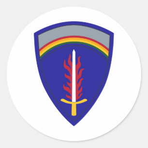 Army Europe USAREUR Runder Aufkleber