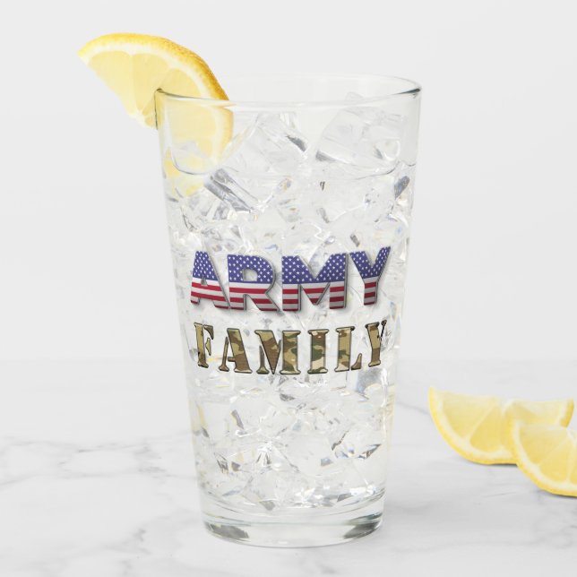 Army Family Glas (Vorderseite Ice)