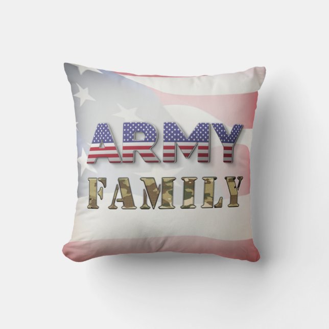 Army Family  Kissen (Vorderseite)