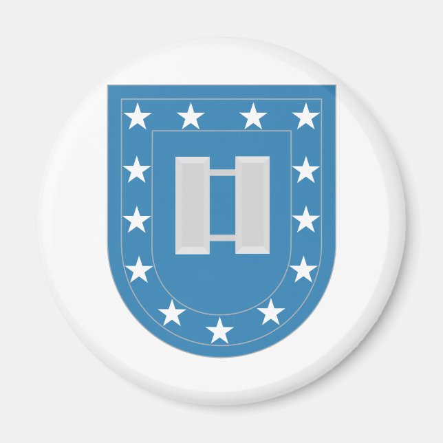 Army Flash Captain Insigna Magnet (Vorne)