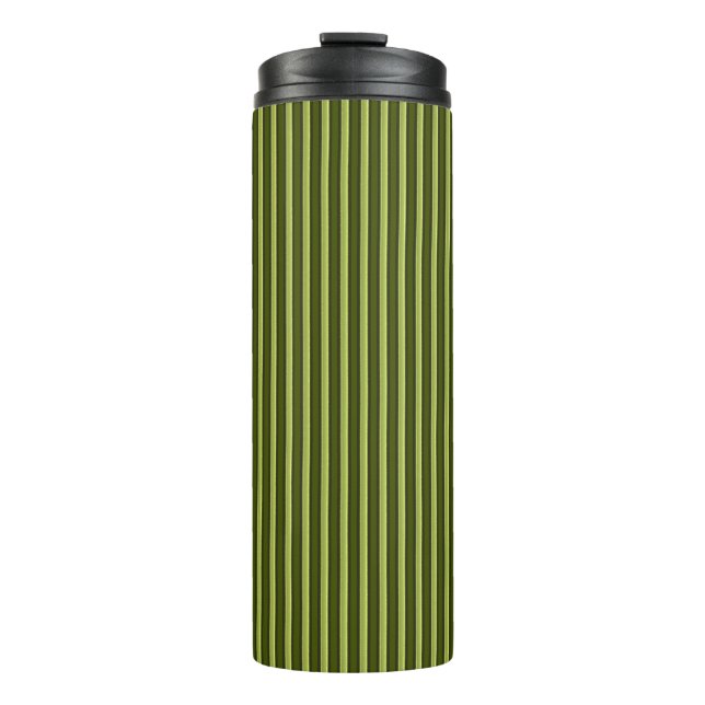 Army-gestreiftes Muster Thermosbecher (Vorderseite)