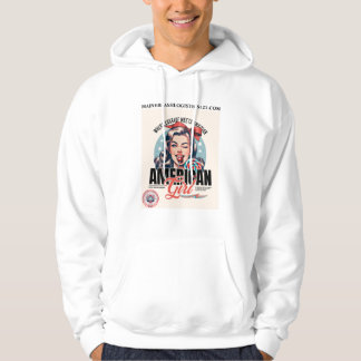 ARMY GIRL BUTTON UP HOODIE
