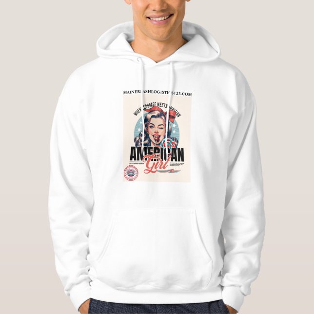 ARMY GIRL BUTTON UP HOODIE (Vorderseite)