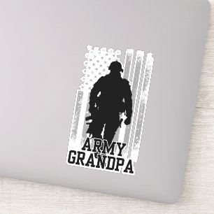 Army Grandpa Aufkleber