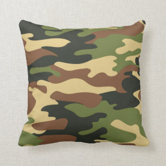 Army Green Camouflage Camouflage Pattern Kissen