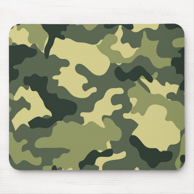 Army Green Camouflage Mousepad (Vorne)