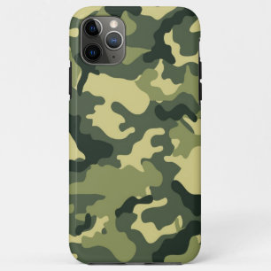 Army Green Camouflage Pattern iPhone 11 Pro Max Hülle