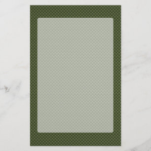 Army Green Carbon Fibre Print Briefpapier