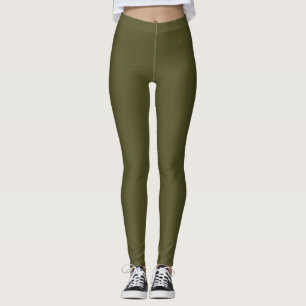 Army Green Color Leggings