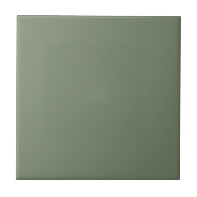 Army Green Color Tile Fliese (Vorderseite)