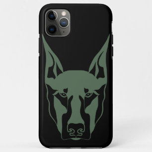 Army green Doberman  Case-Mate iPhone Hülle
