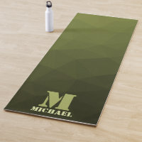 Army Green Oliven geometric mesh muster Monogram