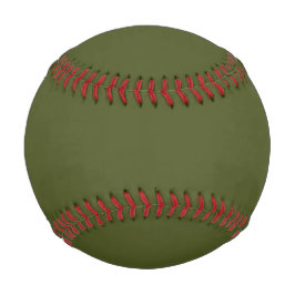 Army Green Solid Color Baseball