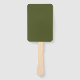 Army Green Solid Color Fächer