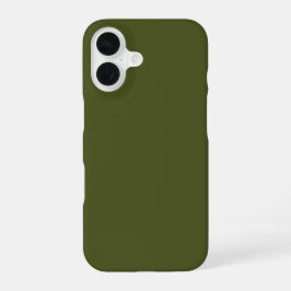 Army Green Solid Color iPhone 16 Hülle