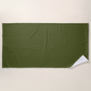 Army Green Solid Color Strandtuch