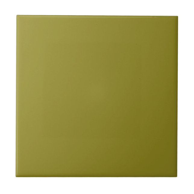 Army Green Solid Color Tile Fliese (Vorderseite)