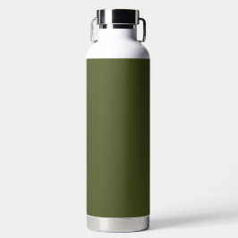 Army Green Solid Color Trinkflasche