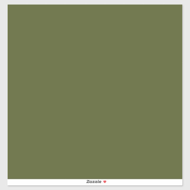 Army green (Vollfarbe) Aufkleber (Blatt)