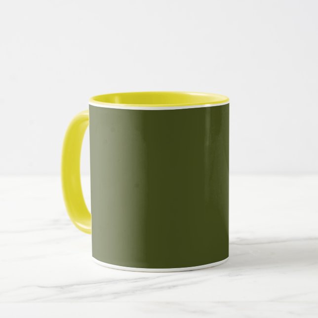 Army green (Vollfarbe) Tasse (Vorderseite Links)