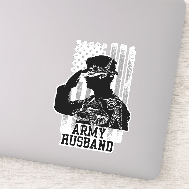 Army Husband Aufkleber (Detail)