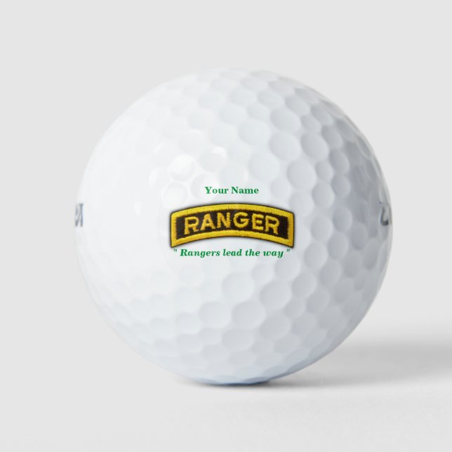 Army Im Flugzeug Rangers Fort Benning Veterans Reg Golfball (Vorderseite)