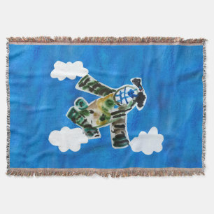 Army Jet "Kunst von Kindern" Decke