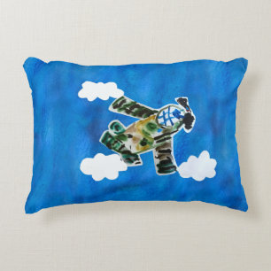 Army Jet "Kunst von Kindern" Dekokissen