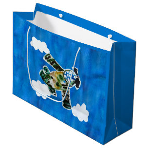 Army Jet "Kunst von Kindern" Große Geschenktüte