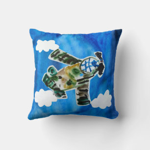 Army Jet "Kunst von Kindern" Kissen