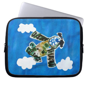 Army Jet "Kunst von Kindern" Laptopschutzhülle