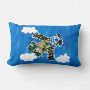 Army Jet "Kunst von Kindern" Lendenkissen