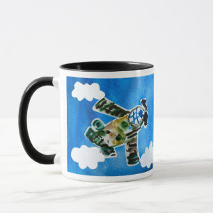 Army Jet "Kunst von Kindern" Tasse