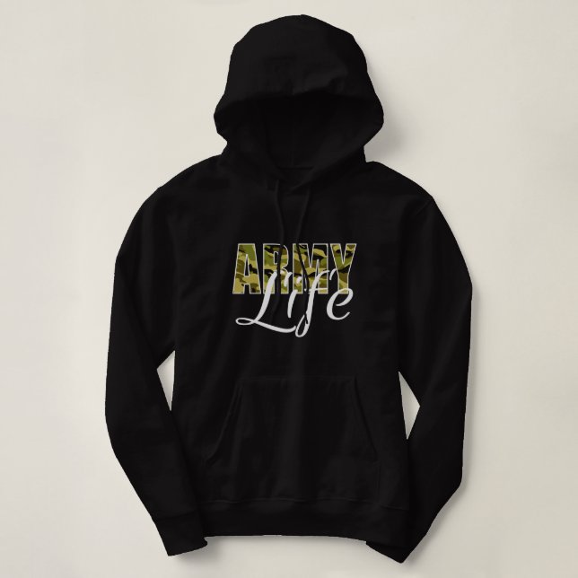 ARMY LIFE HOODIE (Design vorne)