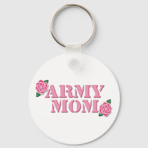 Army Mama Pink Roses Schlüsselanhänger